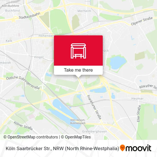 Карта Köln Saarbrücker Str.