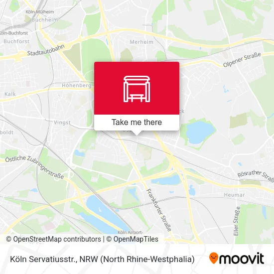 Карта Köln Servatiusstr.