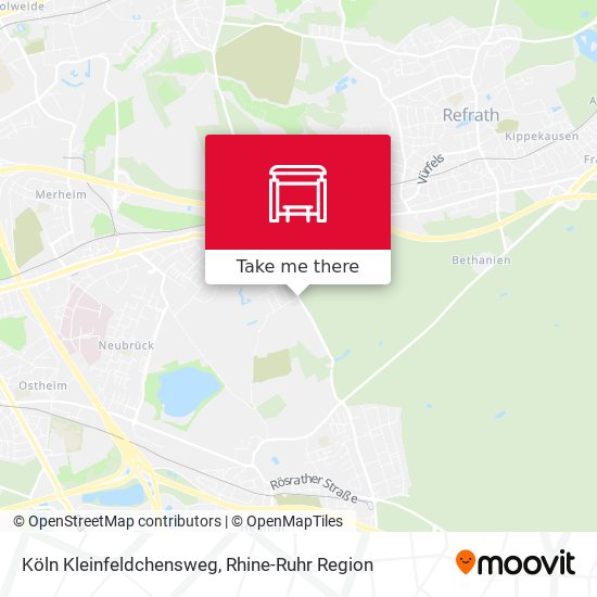 Köln Kleinfeldchensweg map