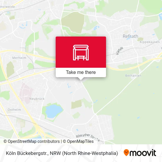 Карта Köln Bückebergstr.