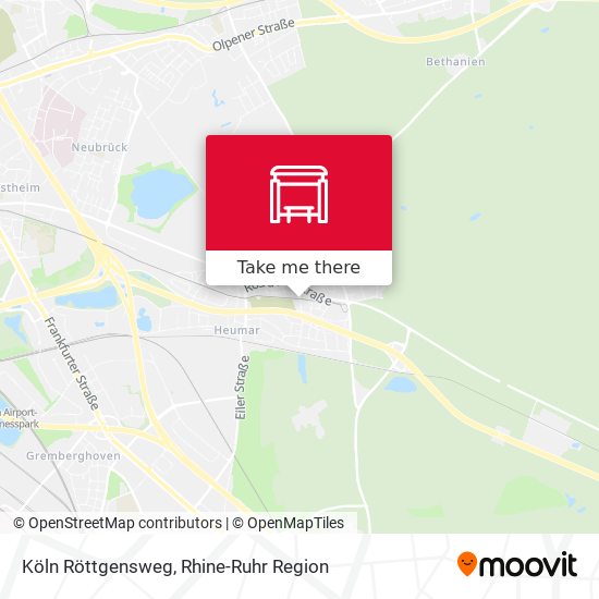 Köln Röttgensweg map
