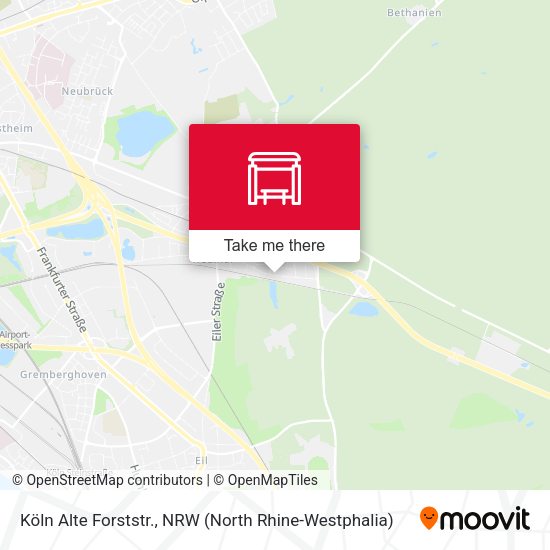 Карта Köln Alte Forststr.