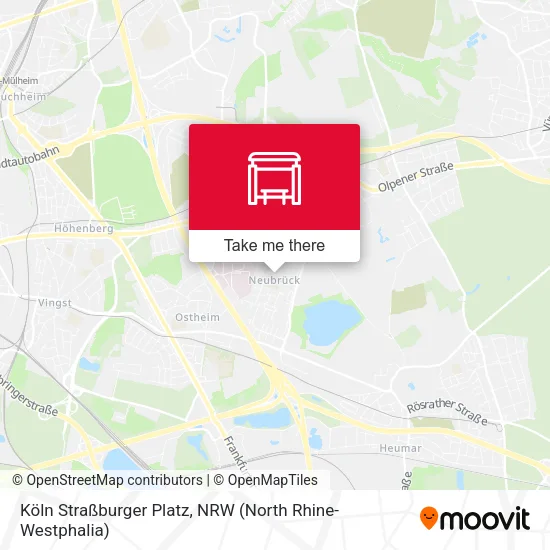 Карта Köln Straßburger Platz