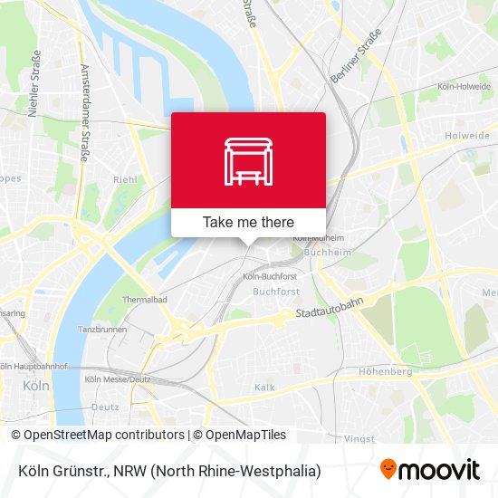 Köln Grünstr. map