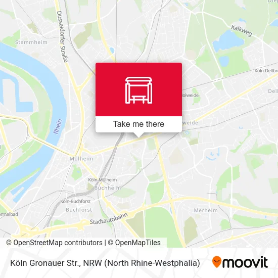 Карта Köln Gronauer Str.