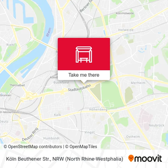 Карта Köln Beuthener Str.