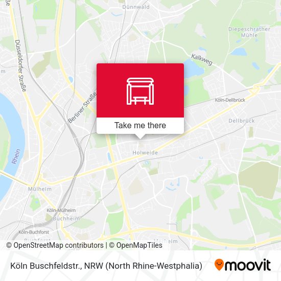 Карта Köln Buschfeldstr.