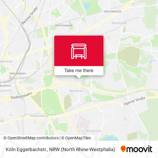 Карта Köln Eggerbachstr.