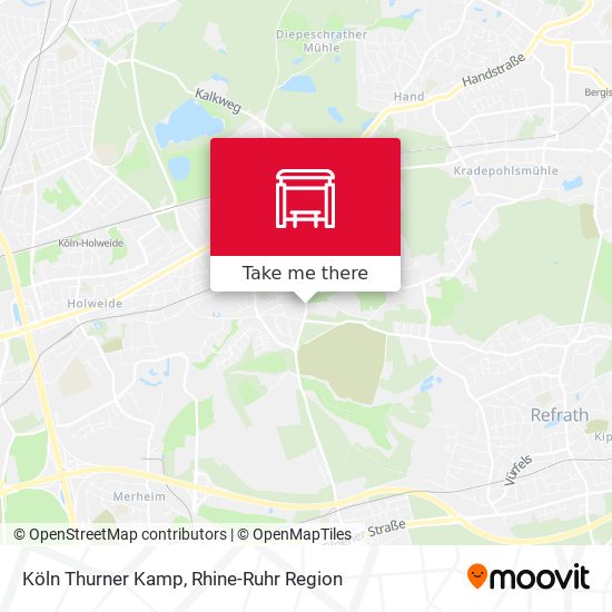 Köln Thurner Kamp map