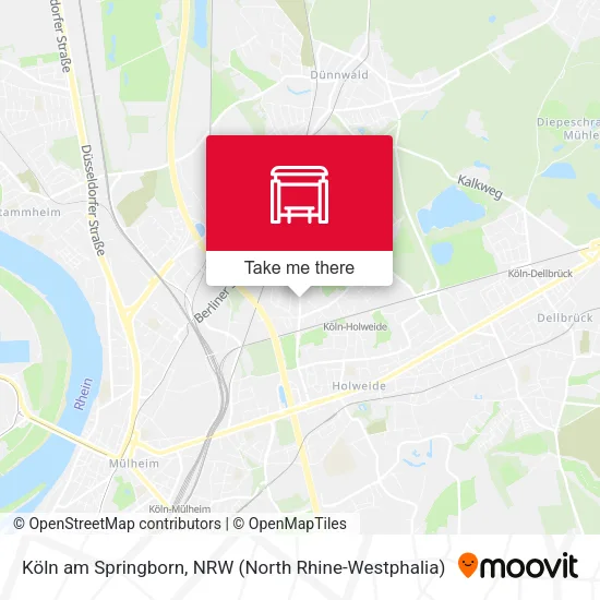 Карта Köln am Springborn
