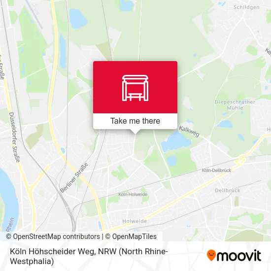 Карта Köln Höhscheider Weg