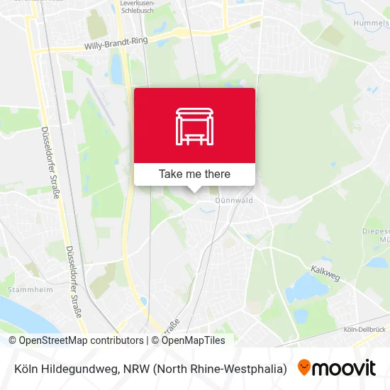 Köln Hildegundweg map