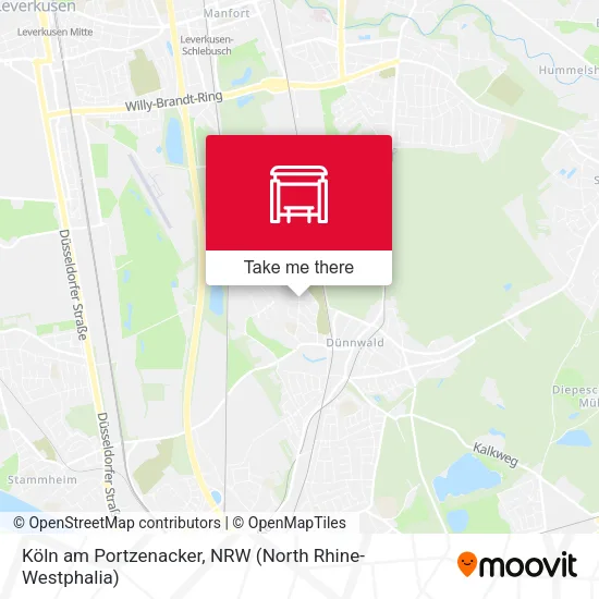 Карта Köln am Portzenacker