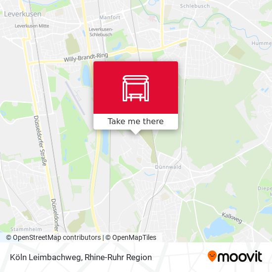 Köln Leimbachweg map