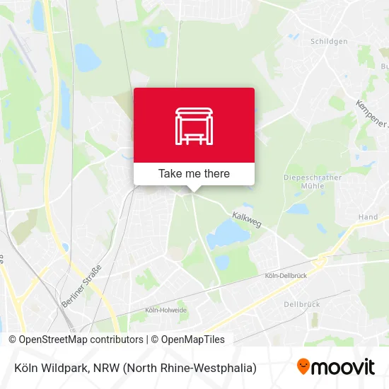 Карта Köln Wildpark