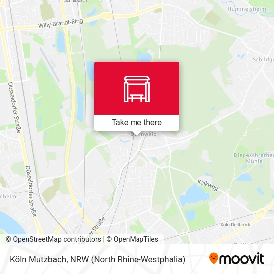Карта Köln Mutzbach