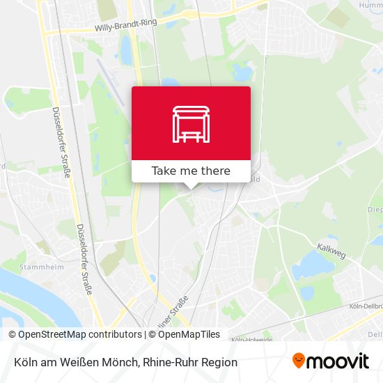 Köln am Weißen Mönch map