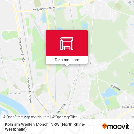 Карта Köln am Weißen Mönch