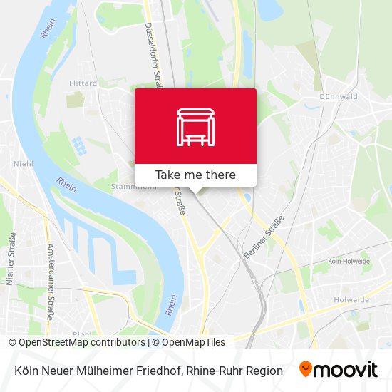 Köln Neuer Mülheimer Friedhof map