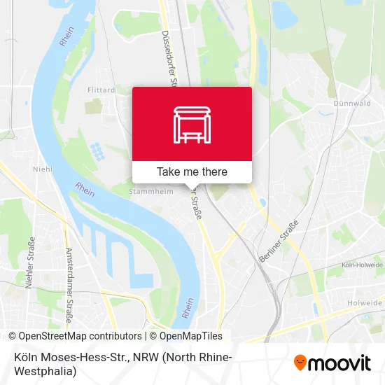 Карта Köln Moses-Hess-Str.