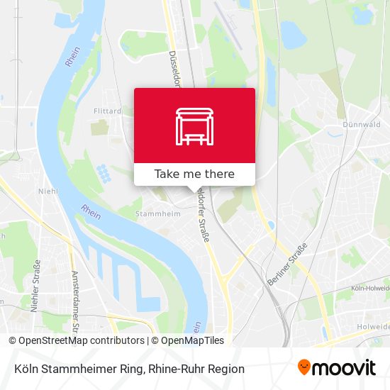 Köln Stammheimer Ring map