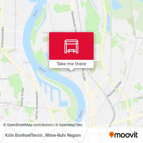 Köln Bonhoefferstr. map