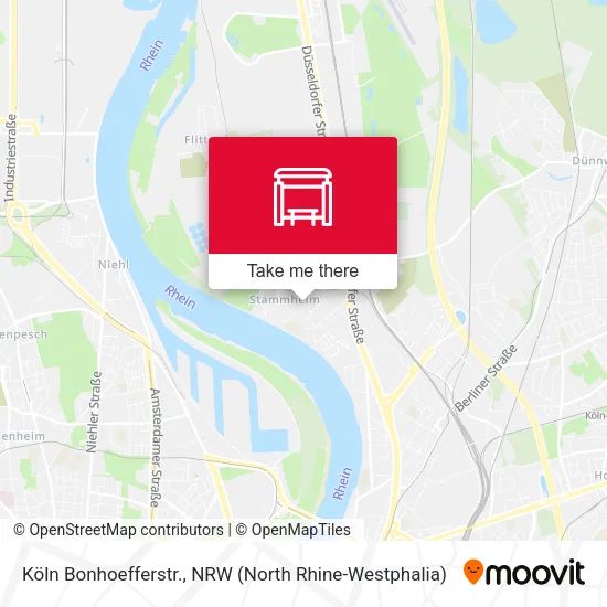 Карта Köln Bonhoefferstr.