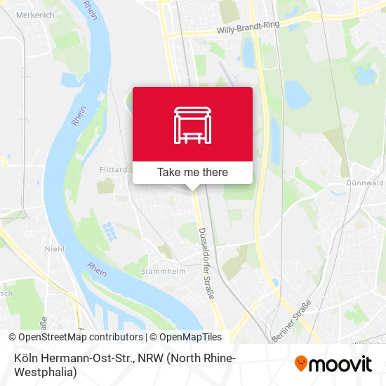 Карта Köln Hermann-Ost-Str.