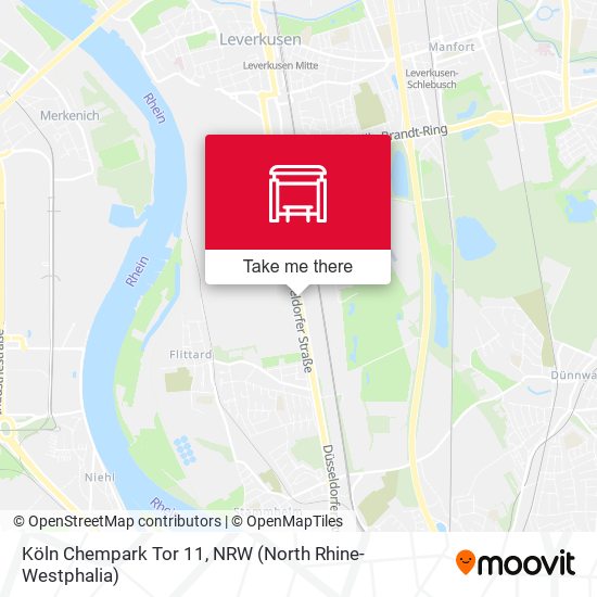 Köln Chempark Tor 11 map