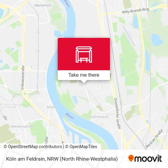 Карта Köln am Feldrain