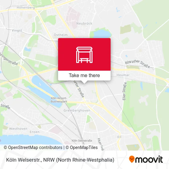 Карта Köln Welserstr.