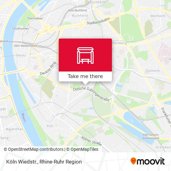 Köln Wiedstr. map
