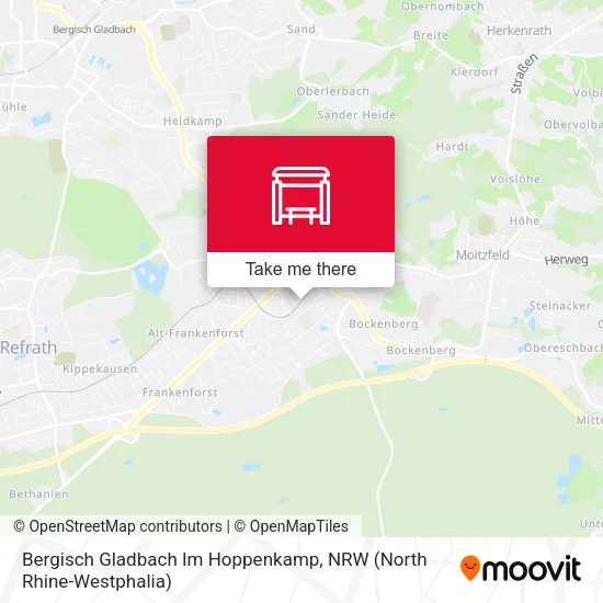 Карта Bergisch Gladbach Im Hoppenkamp