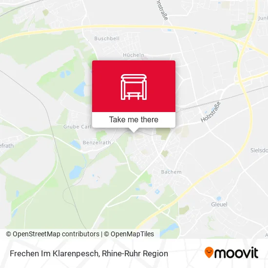 Карта Frechen Im Klarenpesch