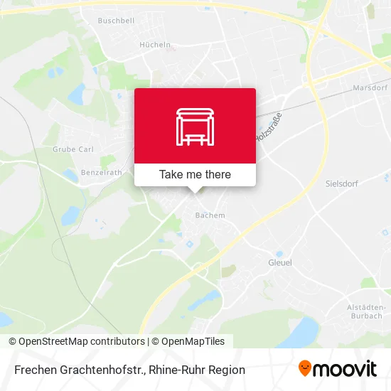 Карта Frechen Grachtenhofstr.
