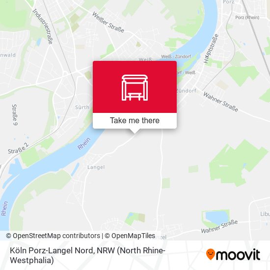 Köln Porz-Langel Nord map