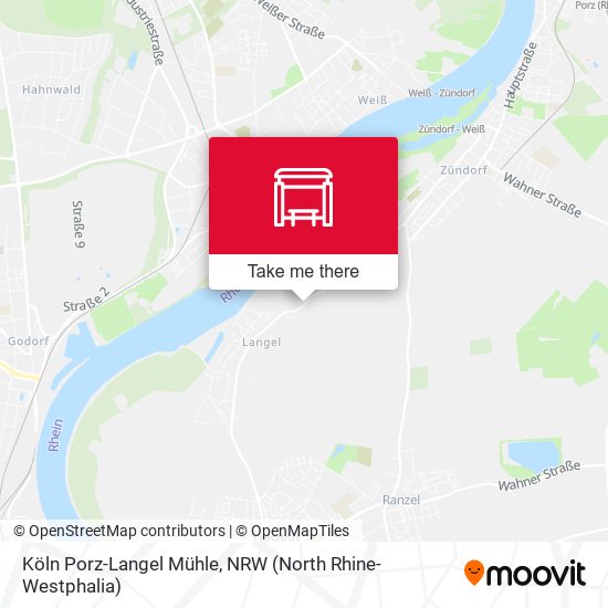 Köln Porz-Langel Mühle map