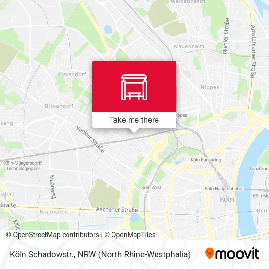 Карта Köln Schadowstr.