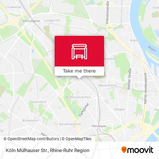 Köln Mülhauser Str. map