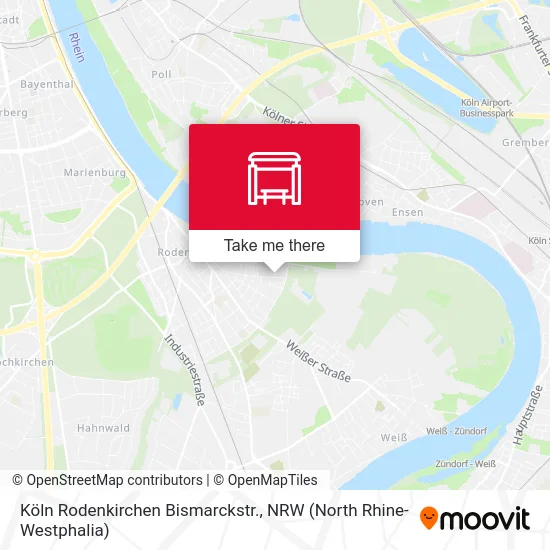 Köln Rodenkirchen Bismarckstr. map
