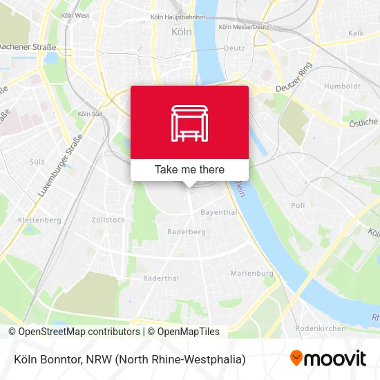 Карта Köln Bonntor