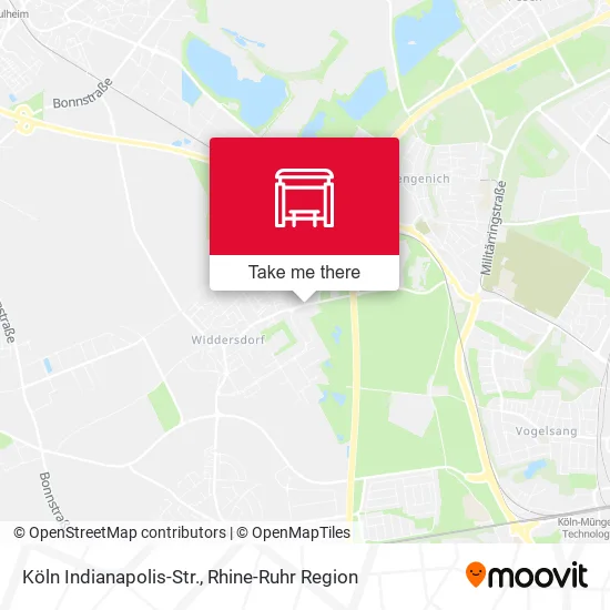 Карта Köln Indianapolis-Str.