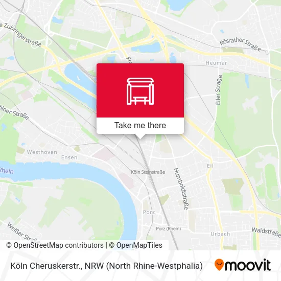 Карта Köln Cheruskerstr.