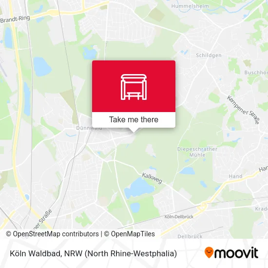 Карта Köln Waldbad