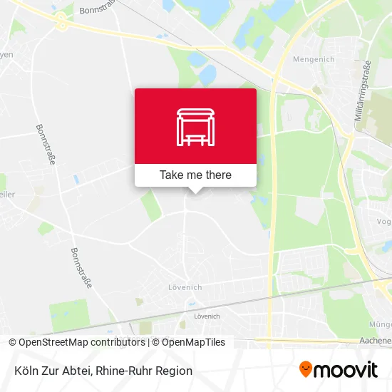 Карта Köln Zur Abtei