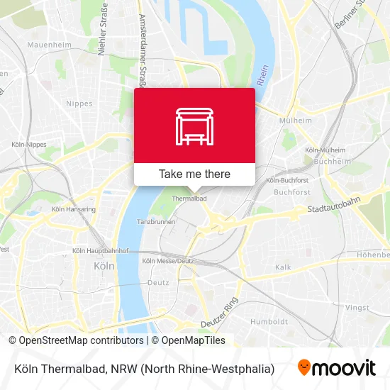 Карта Köln Thermalbad