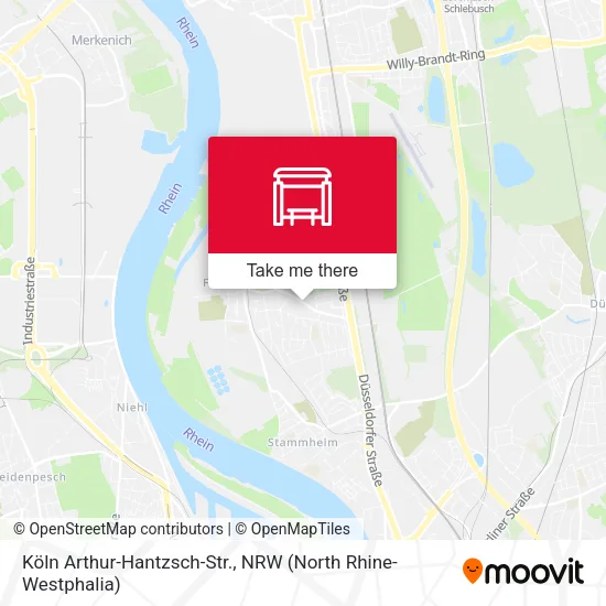 Карта Köln Arthur-Hantzsch-Str.