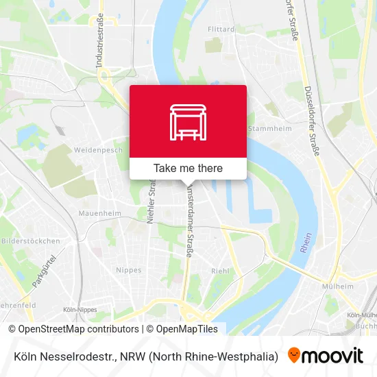 Карта Köln Nesselrodestr.