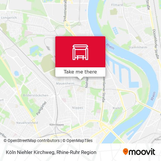 Köln Niehler Kirchweg map