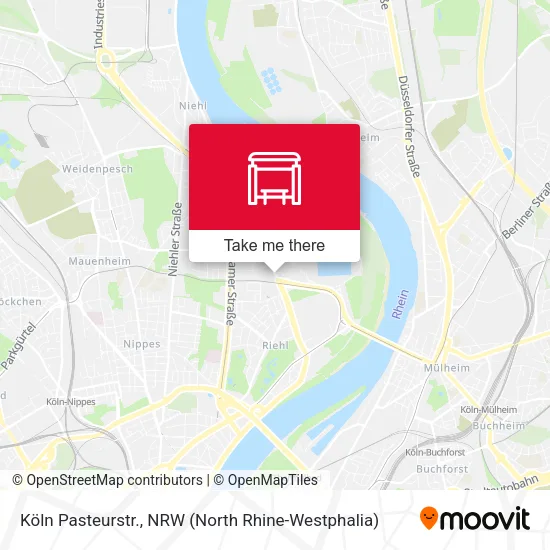 Карта Köln Pasteurstr.